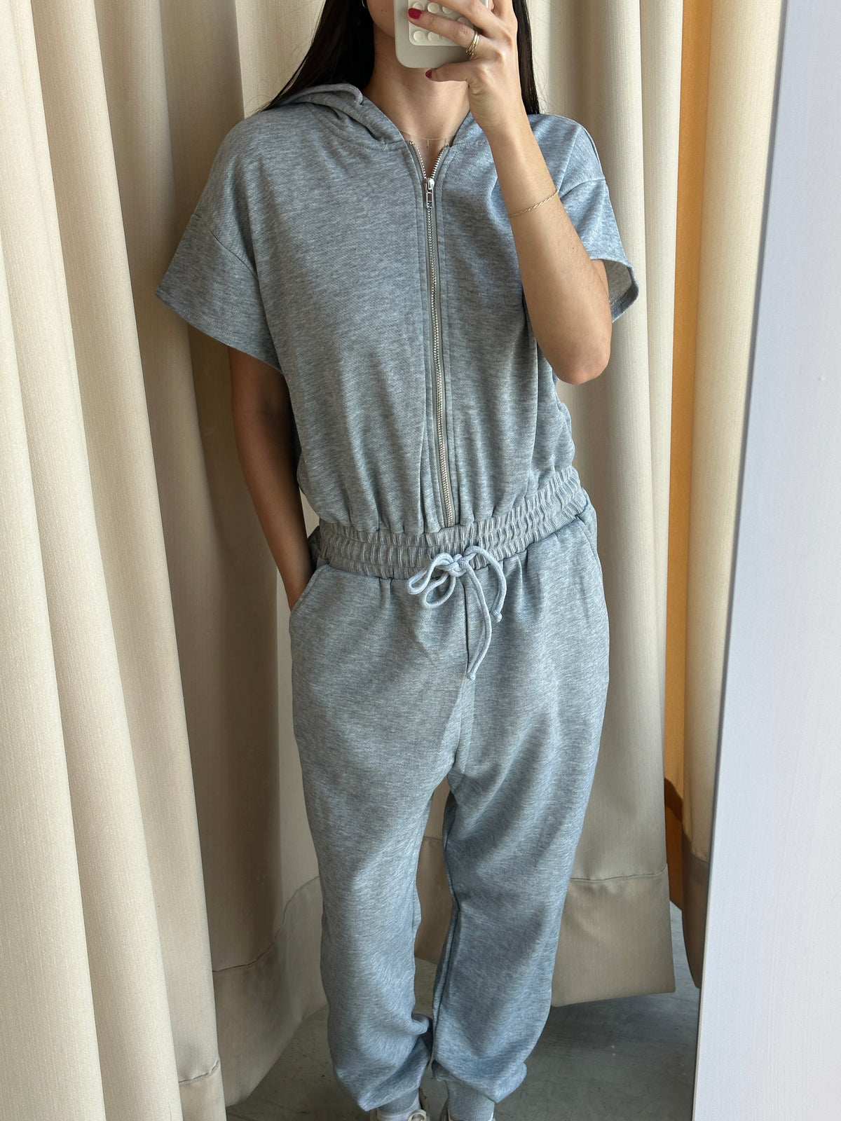 SWEATPANT JUMPSUIT