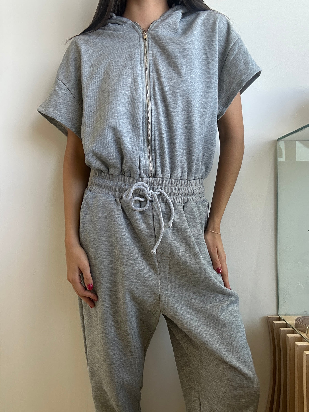 SWEATPANT JUMPSUIT