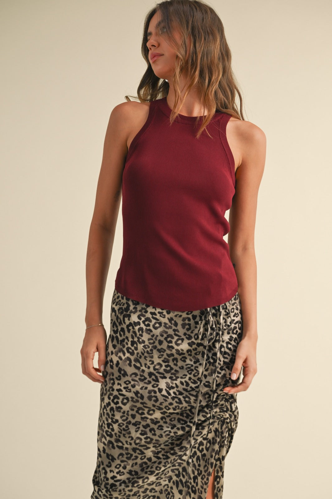 CLASSIC RIBBED CREW TANK