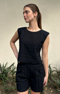 SET SHORTS  PADDED NEGRO