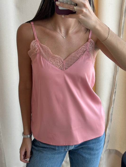 CAMI SATIN ROSA