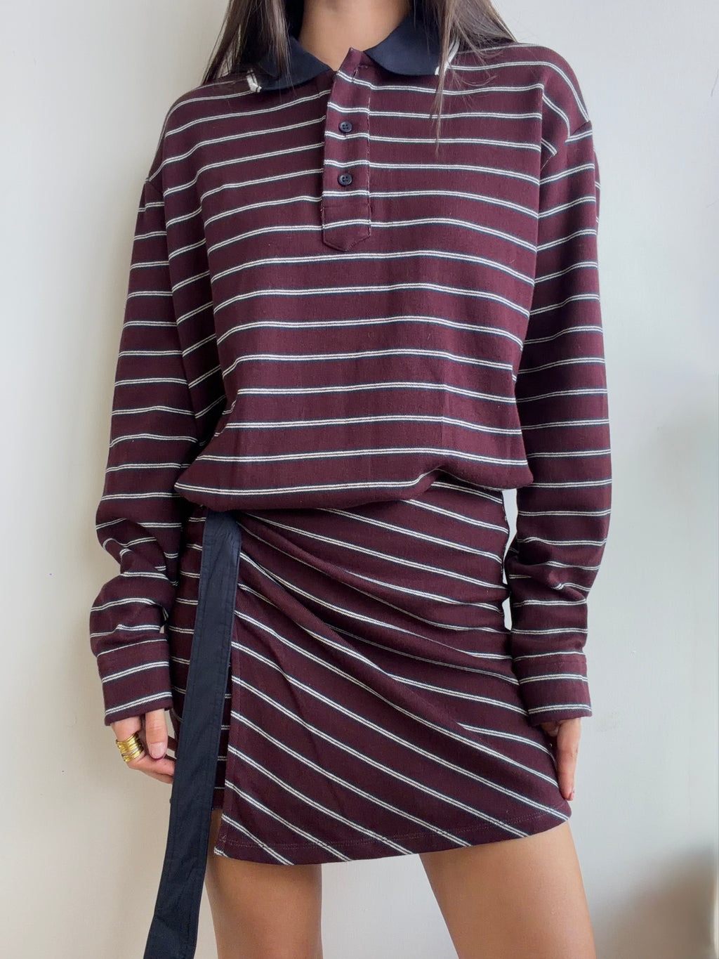 POLO BURGUNDY DRESS