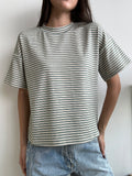 OAT STRIPED TSHIRT