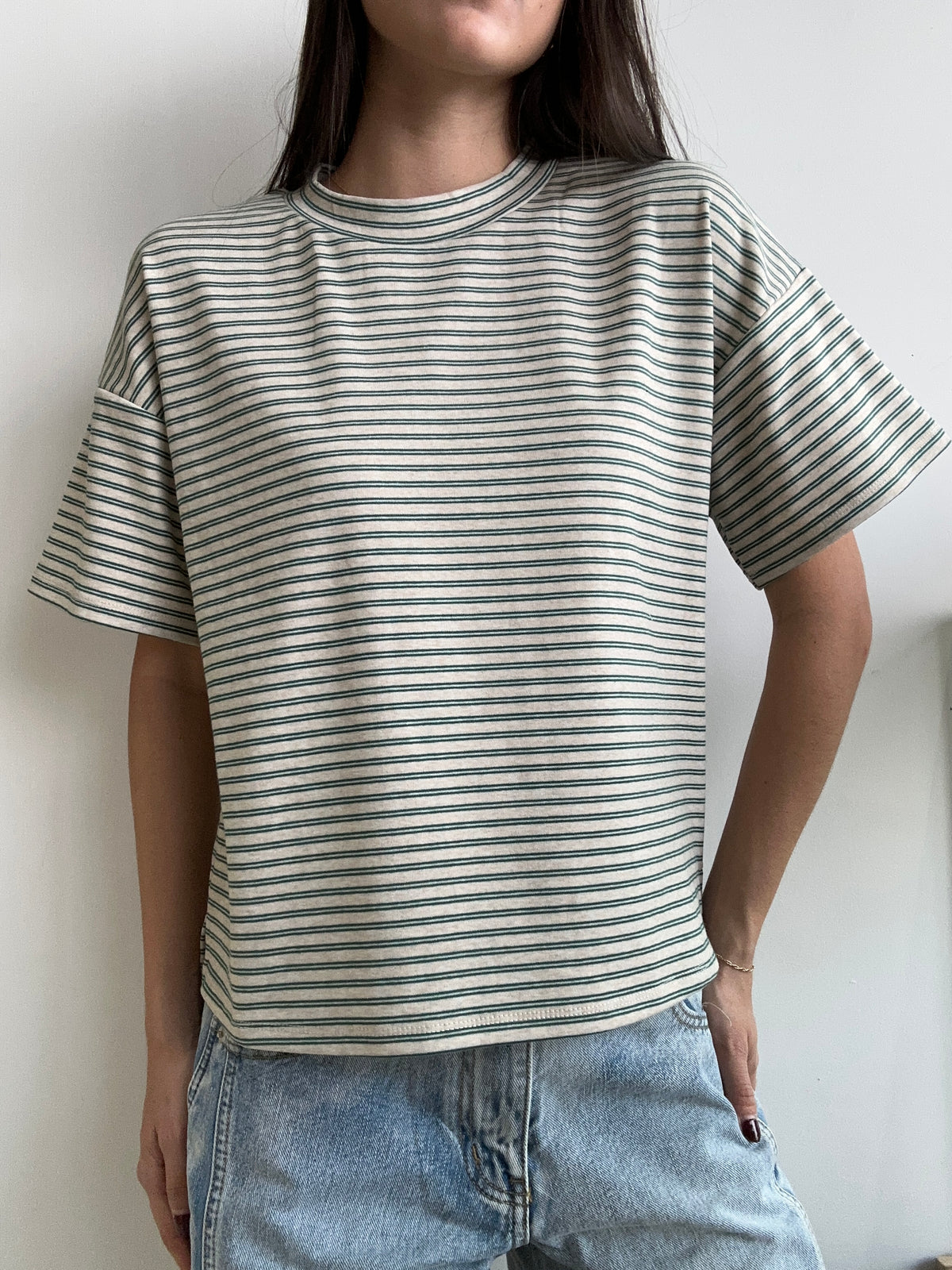 OAT STRIPED TSHIRT