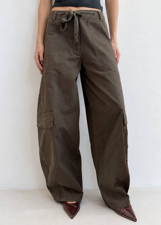 BARREL BEIGE CARGO PANTS
