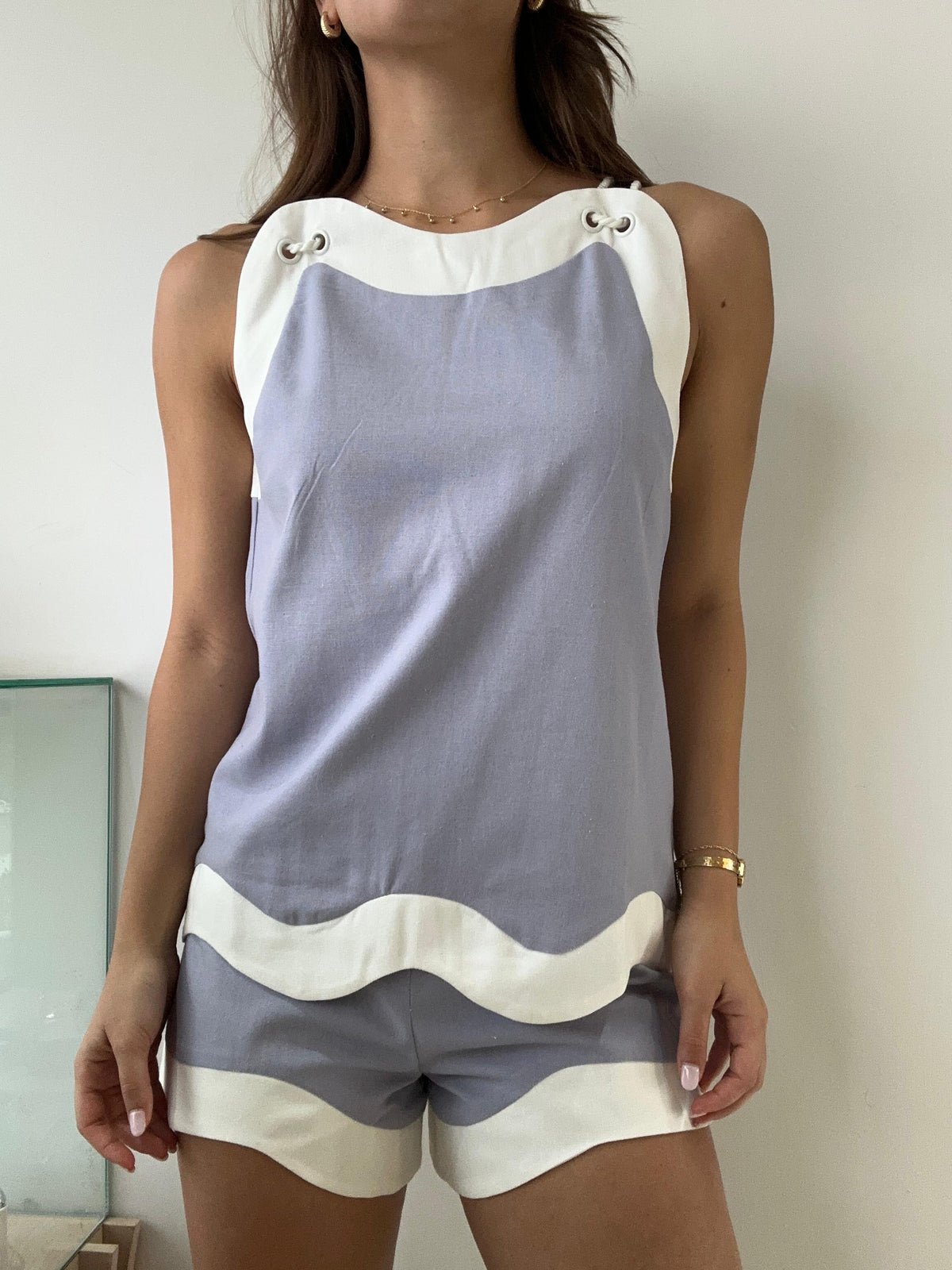 POWDER BLUE SHORT SET