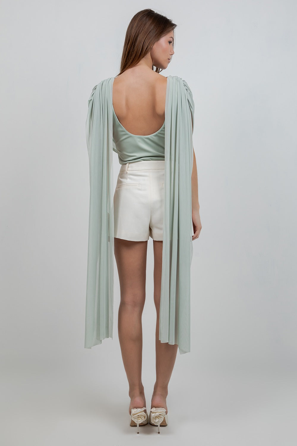 SAGE ASSYMETRICAL BODYSUIT
