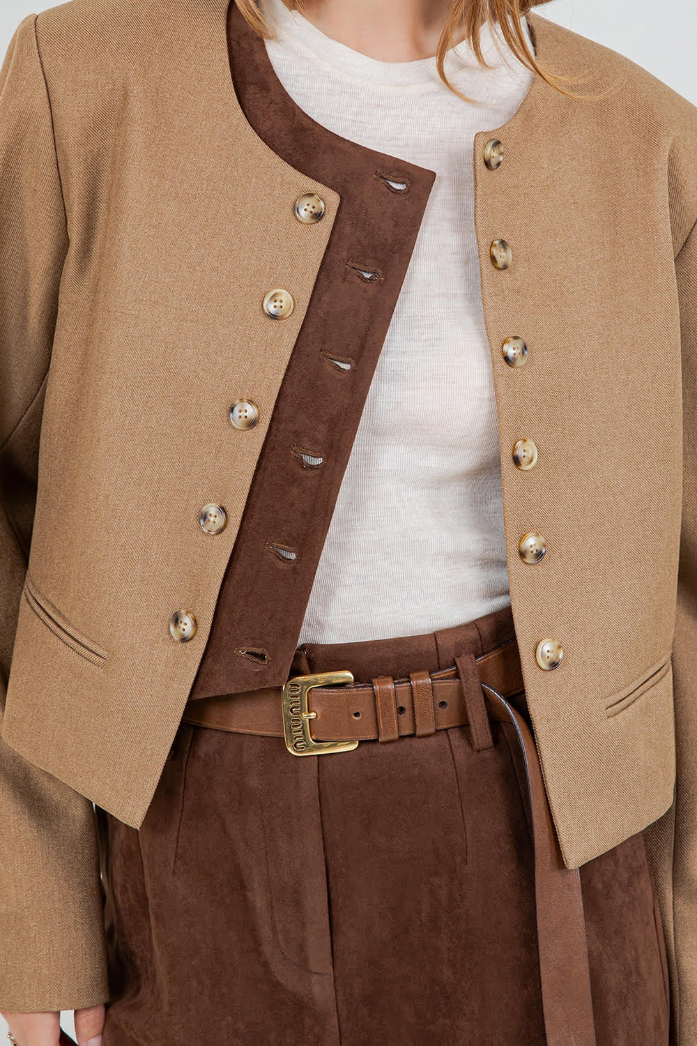 SET CHAMARRA MOCHA BROWN