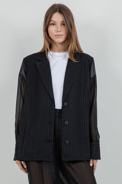 SET BLAZER SHEER