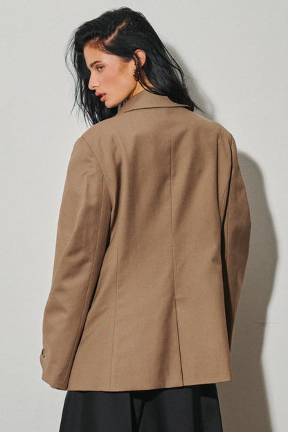 OVERSIZED TRUFFLE BLAZER