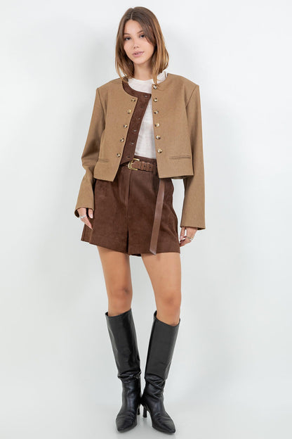 SET CHAMARRA MOCHA BROWN