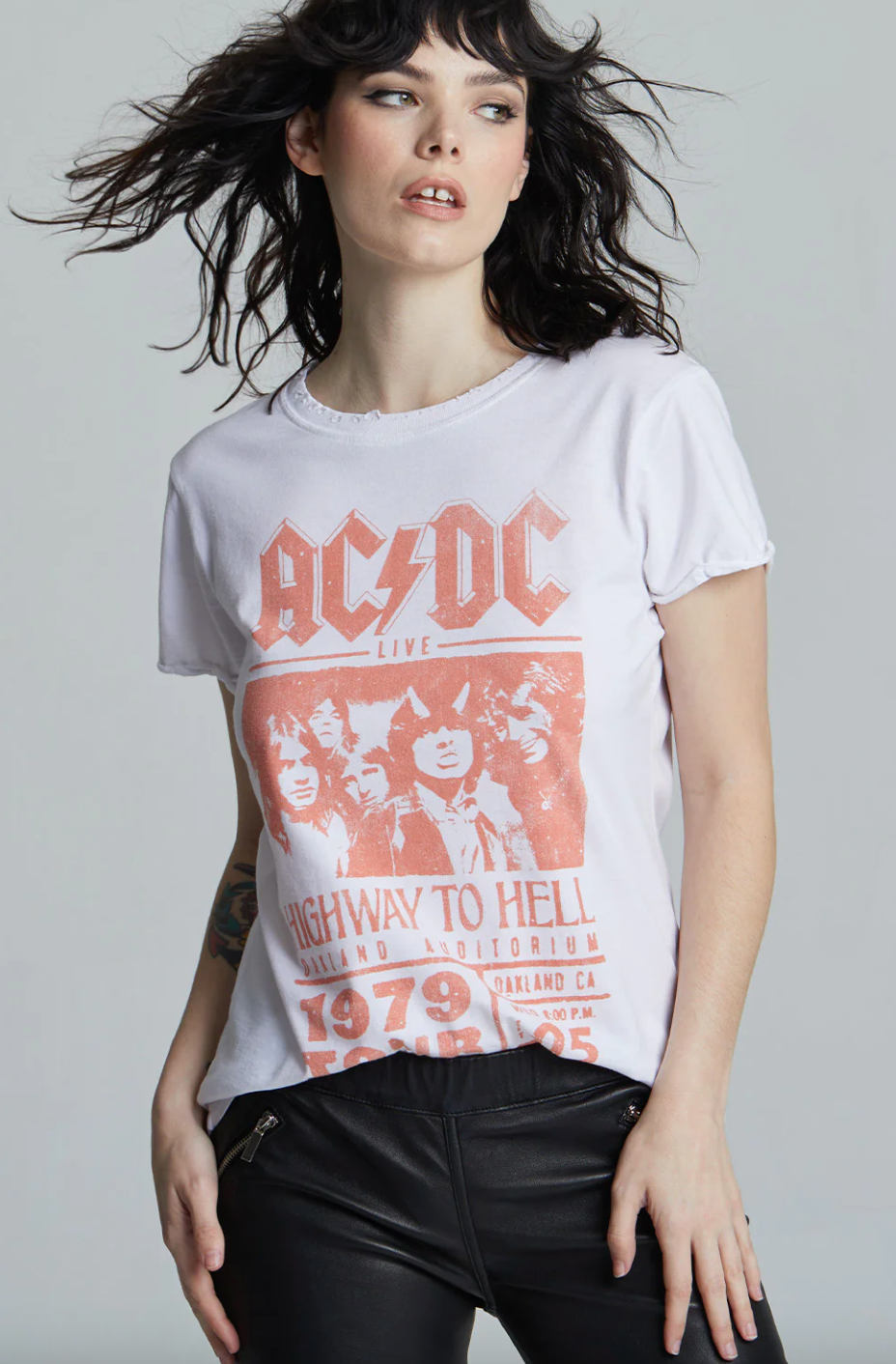 T SHIRT ACDC ROJA