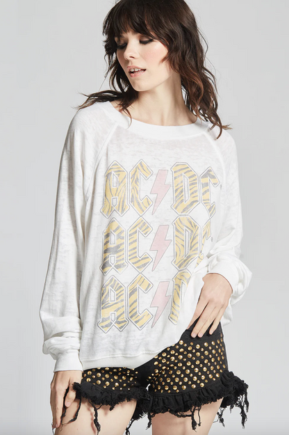 ACDC BOLT LONG SLEEVE SWEATER