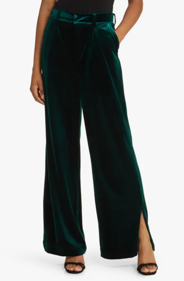 PANTALON TERCIOPELO VERDE