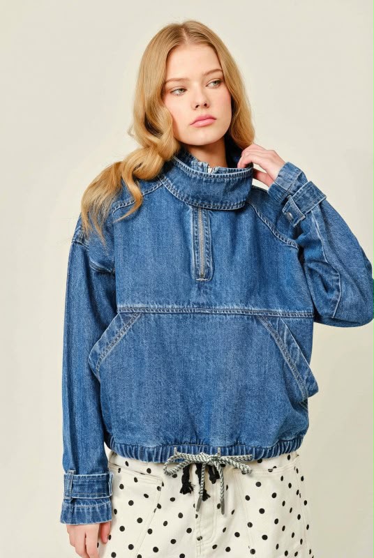 PULLOVER DENIM JACKET
