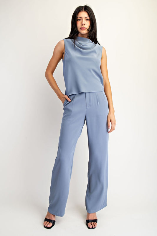 BABY BLUE PANT SET