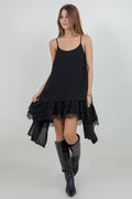 ASSYMETRICAL LACE DRESS