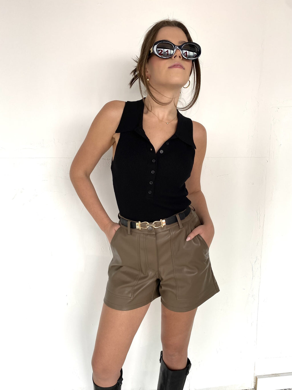 SUETER TOP NEGRO