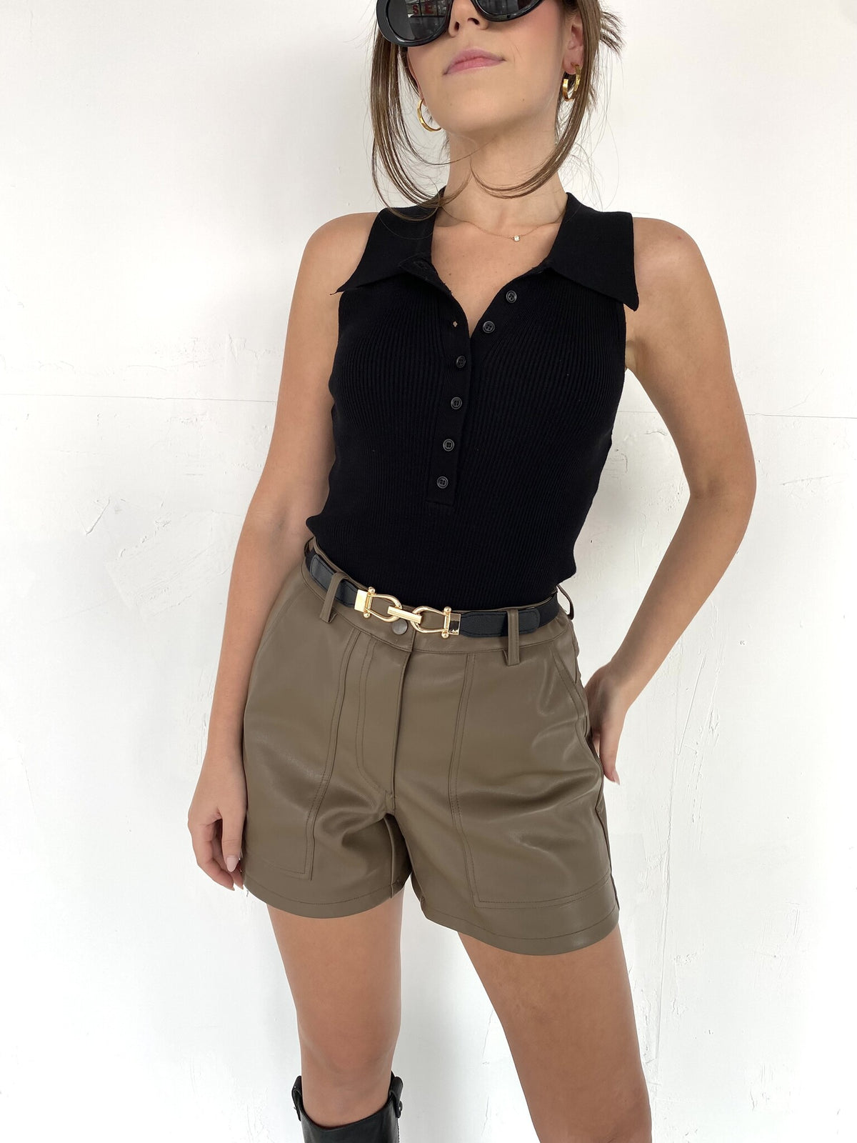 SUETER TOP NEGRO