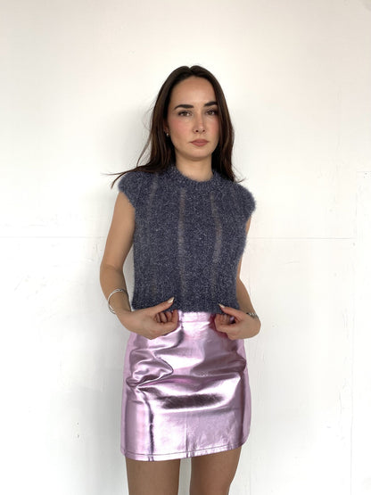 CHALECO SHINNY KNITED