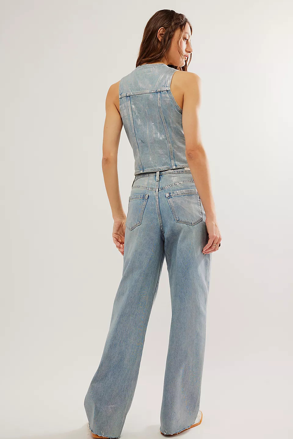 JEANS SILVER AZUL