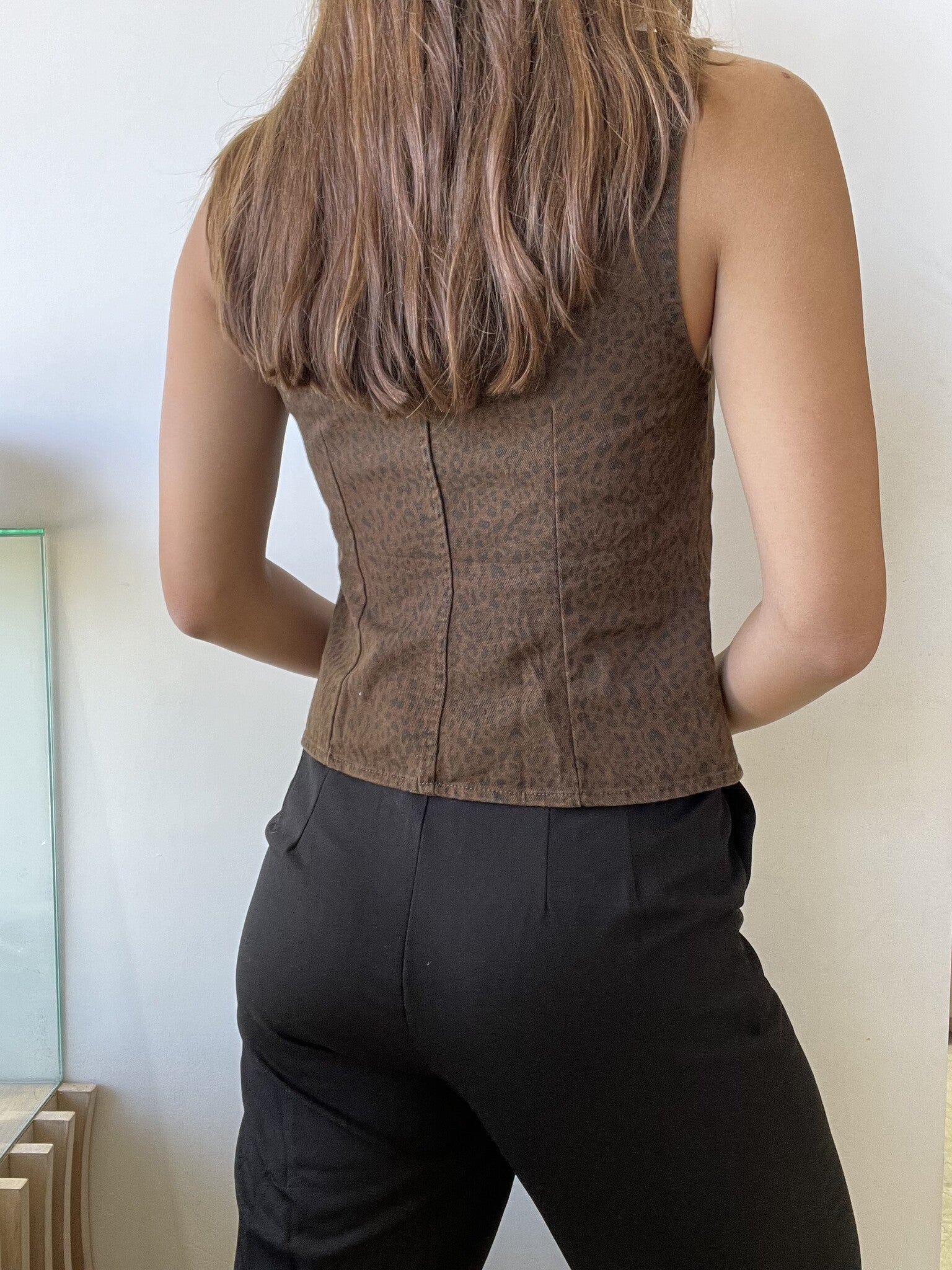 CHALECO ANIMAL PRINT