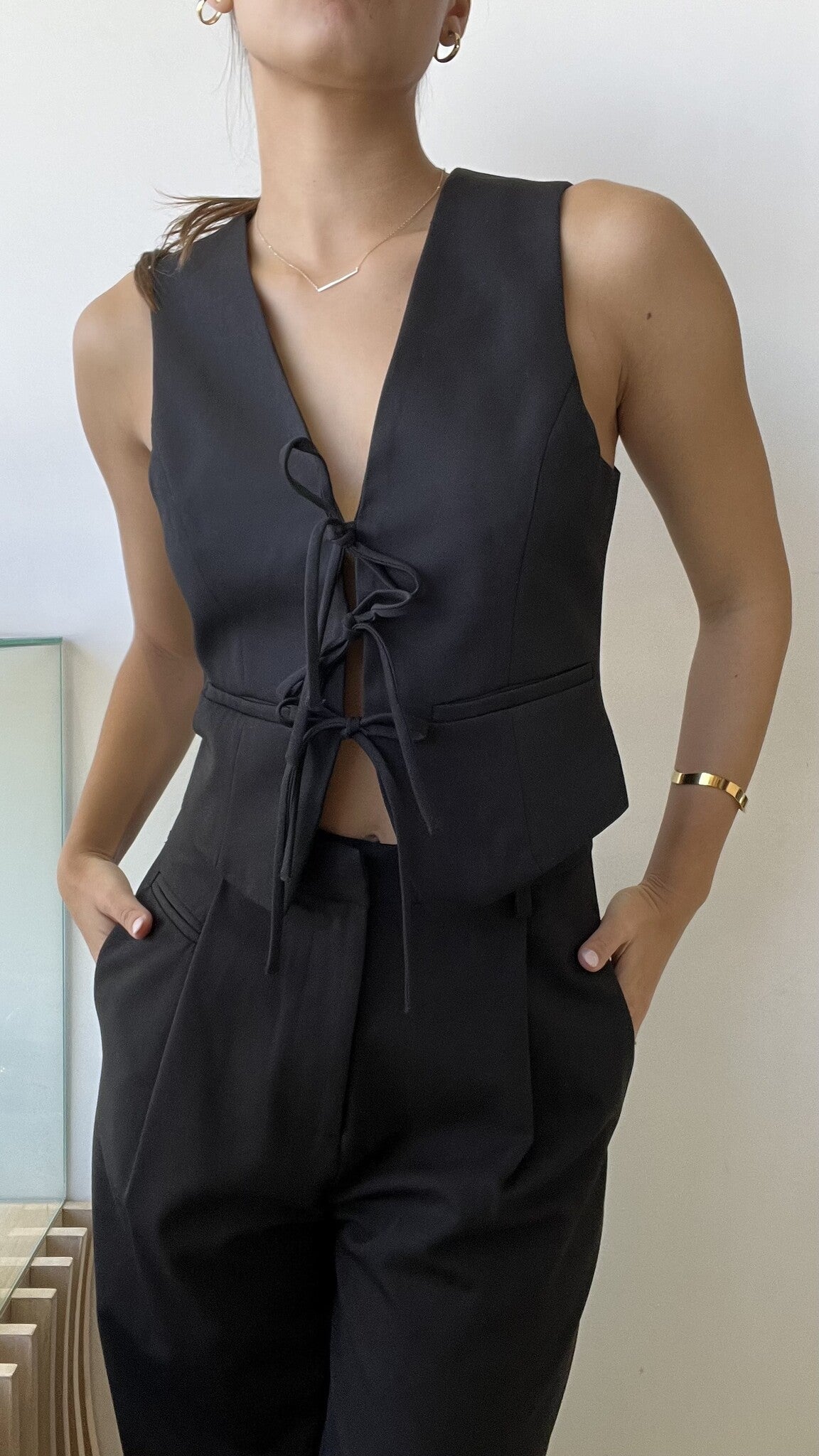 BOW BLACK SET