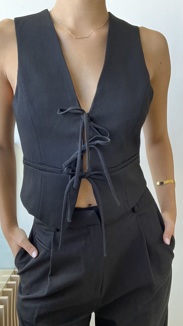 BOW BLACK SET