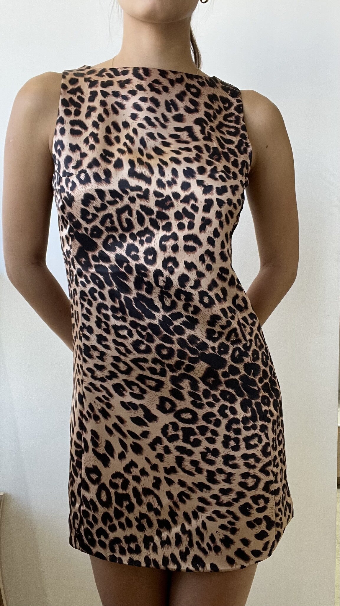 LEOPARD PRINTED DRESS