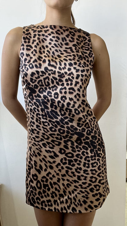 LEOPARD PRINTED DRESS