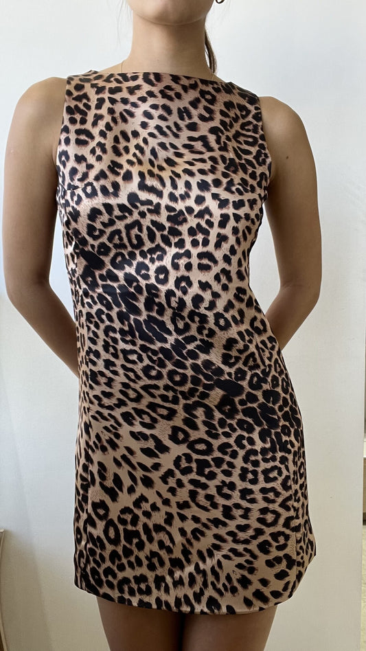 LEOPARD PRINTED DRESS