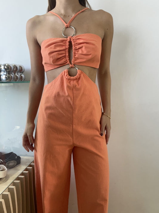 CORAL JUMPSUIT