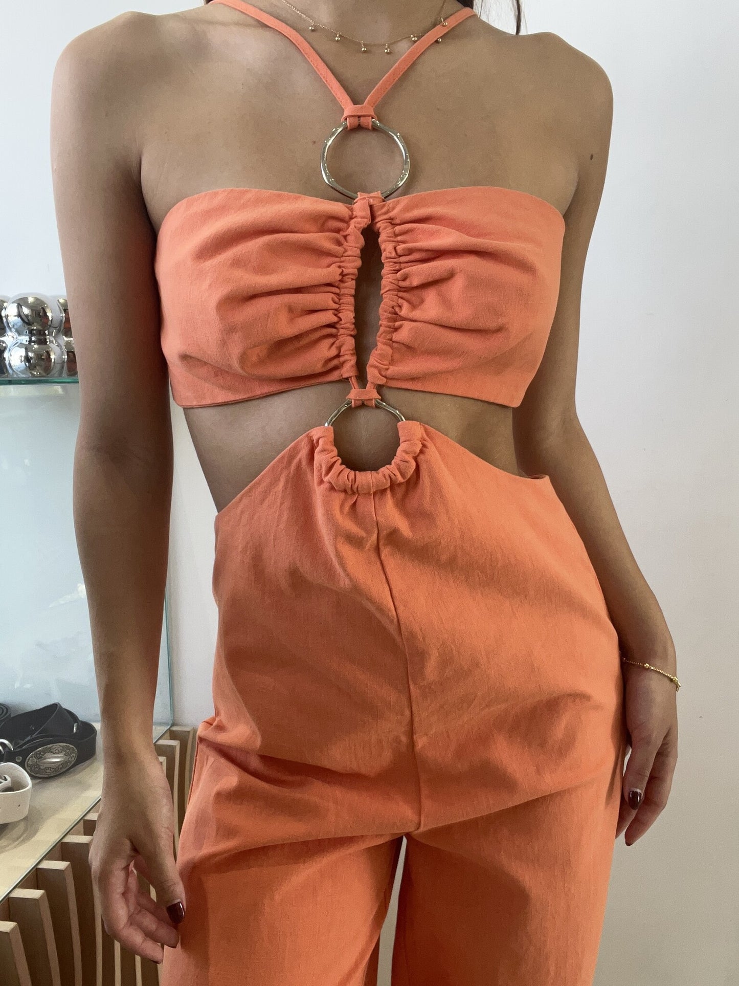 CORAL JUMPSUIT