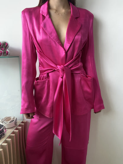 SET BLAZER SATIN ROSA