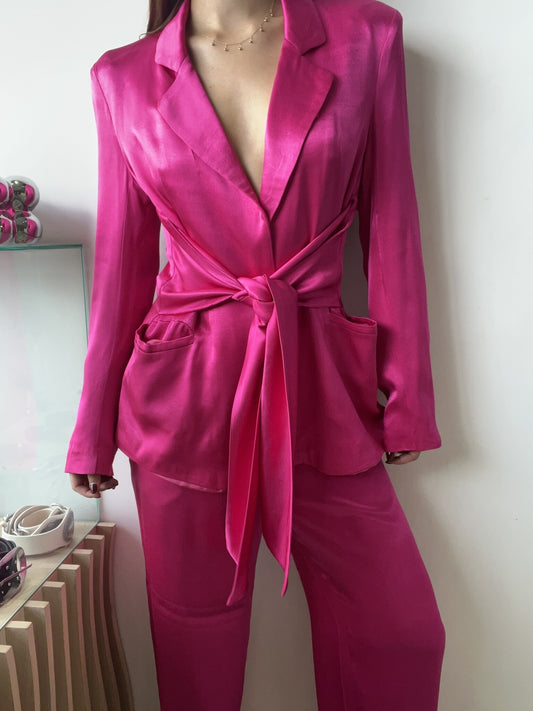 SET BLAZER SATIN ROSA