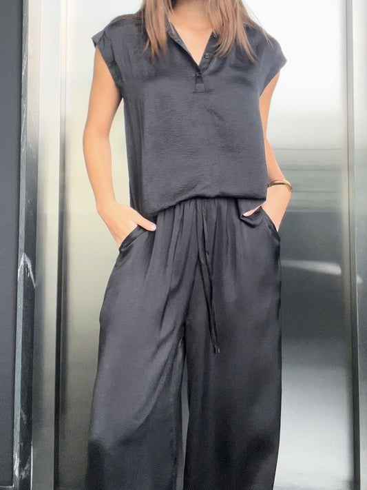 SET PANT CAMISA NEGRO