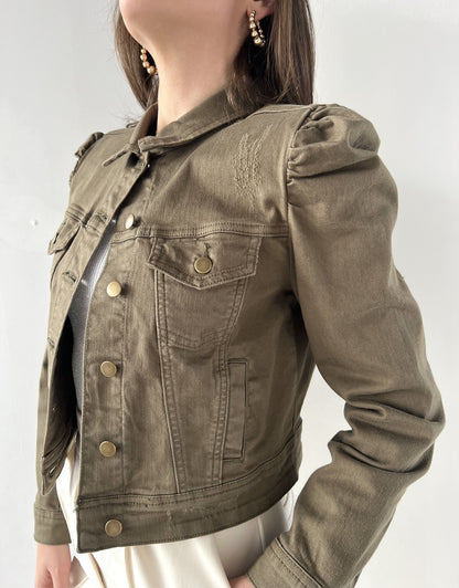 CHAMARRA HOMBRERA OLIVE