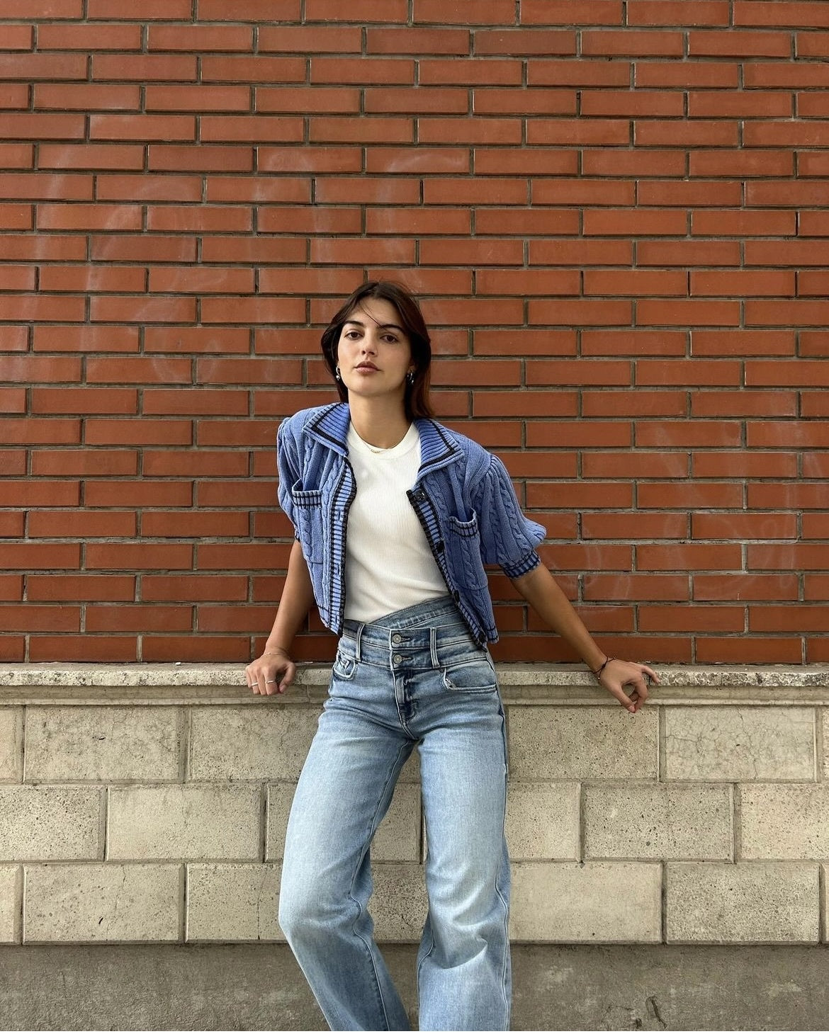 CRISS CROSS MEDIUM BLUE JEANS