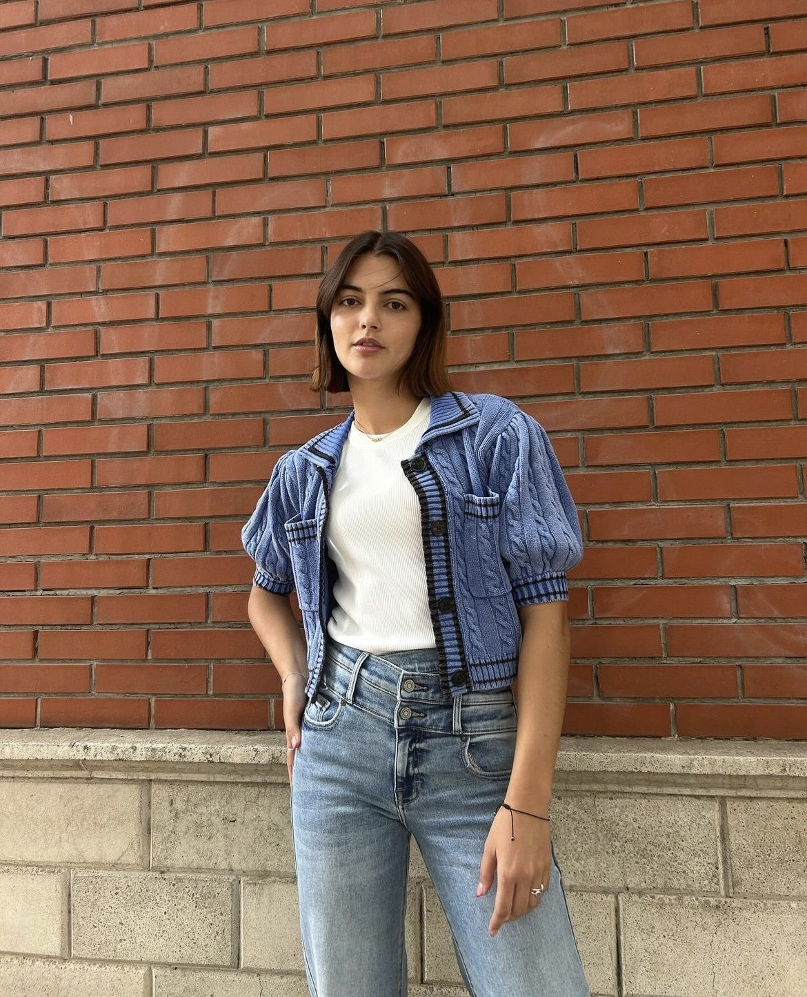 CRISS CROSS MEDIUM BLUE JEANS