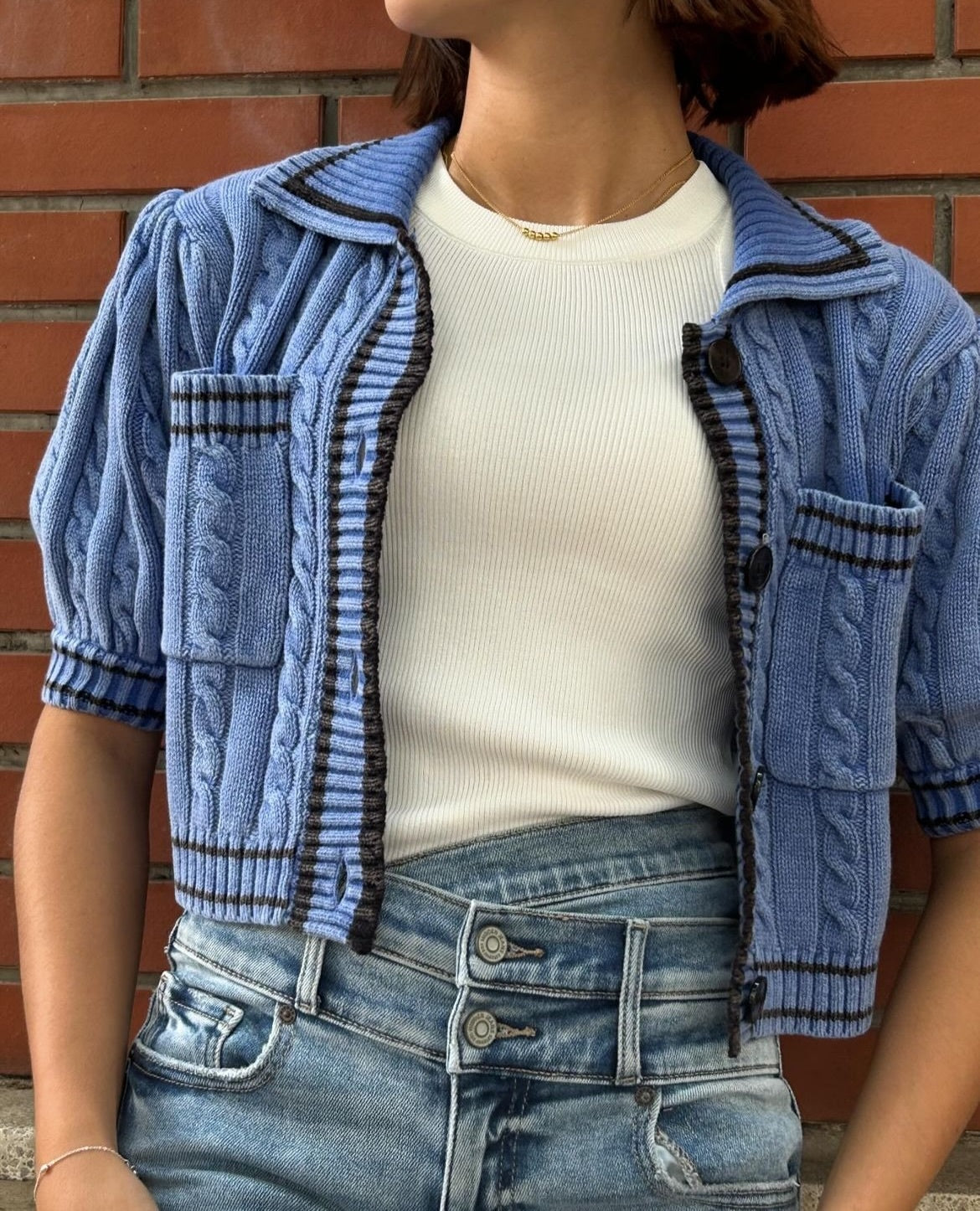 CRISS CROSS MEDIUM BLUE JEANS