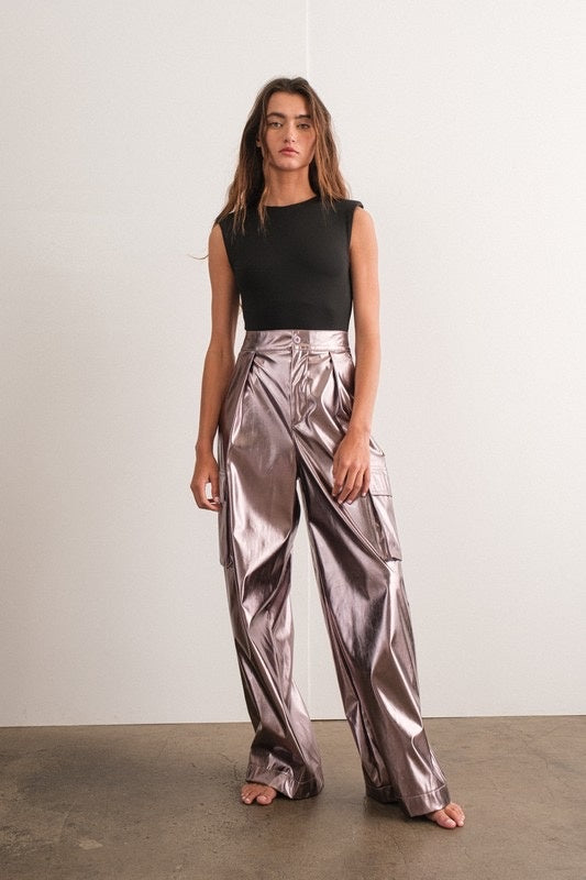 PANTALON CARGO METALICO