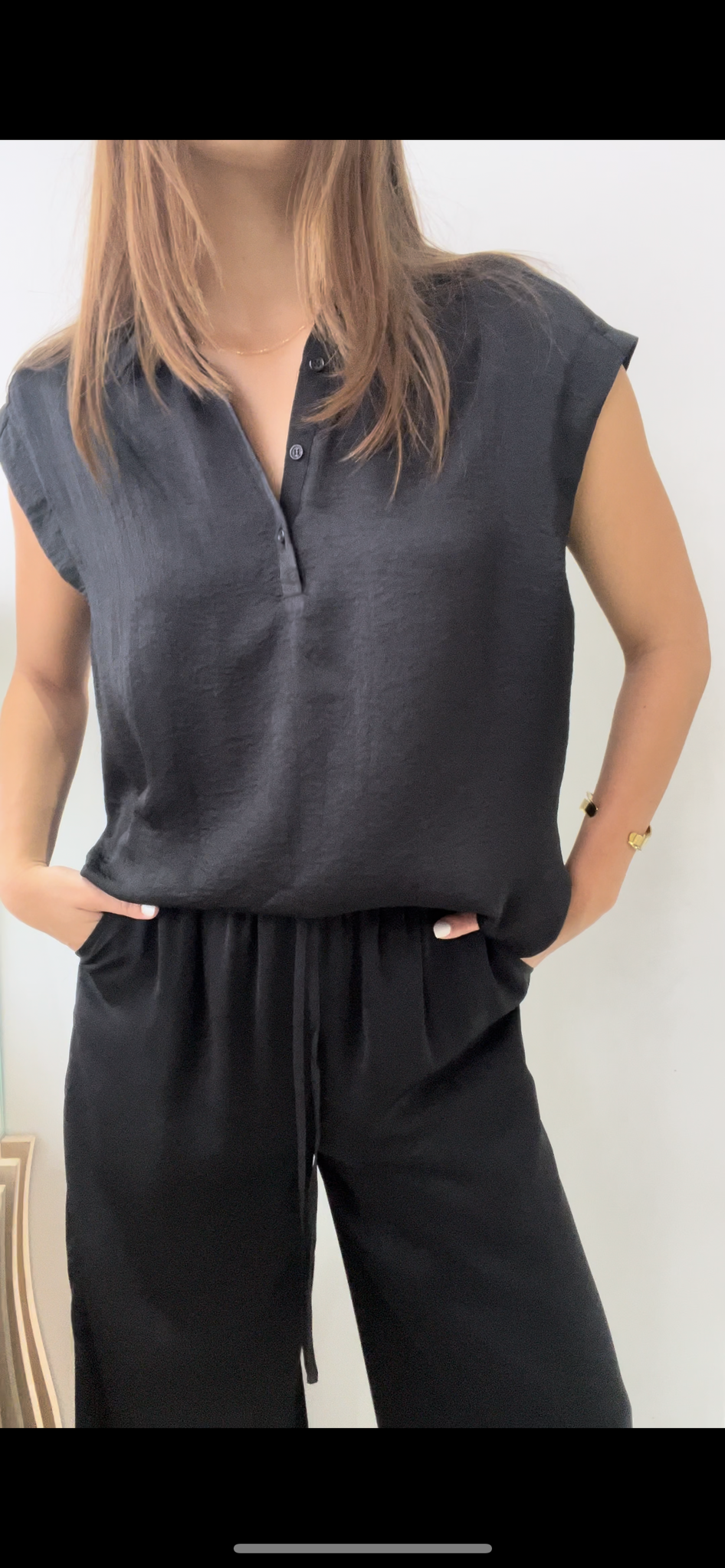 SET PANT CAMISA NEGRO