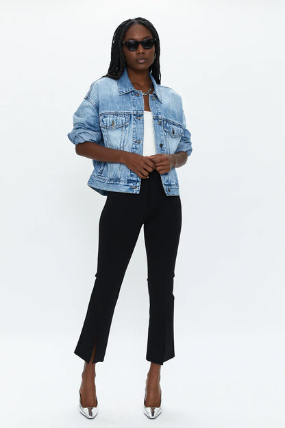 PANTALON NEGRO ABERTURA FRENTE