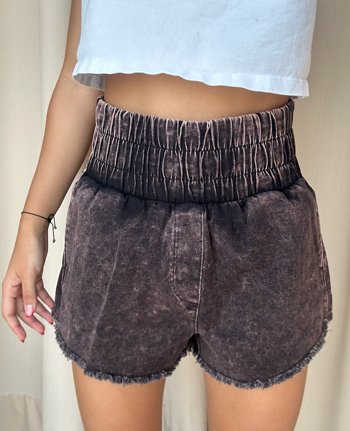 SHORT ALGODÓN MEZCLILLA NEGRO