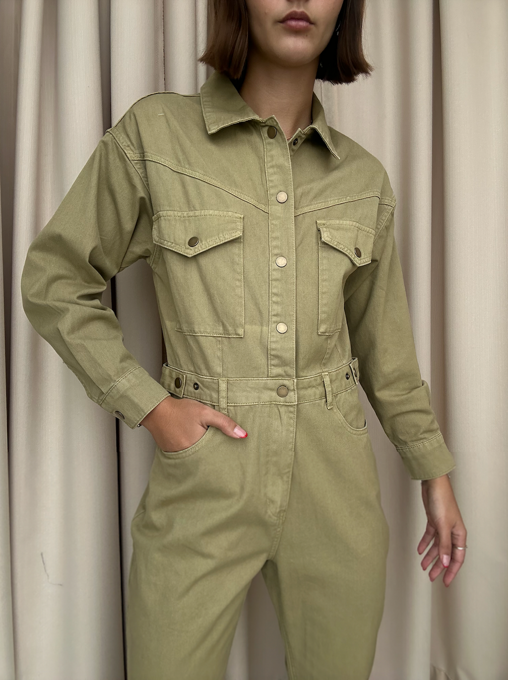 JUMPER MAXI OLIVE