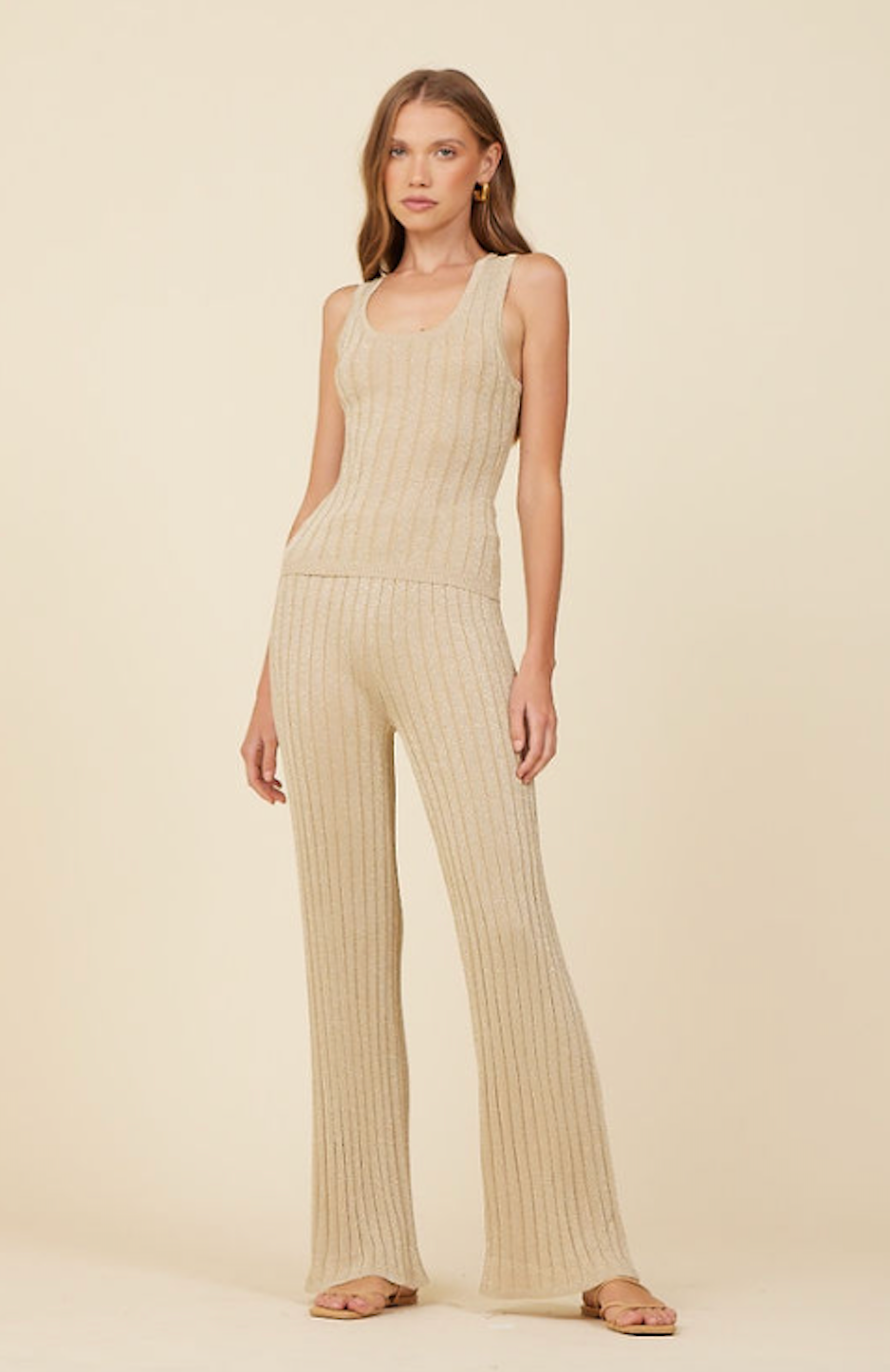 SET PANT DORADO
