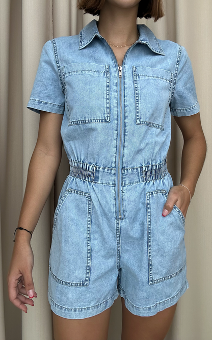 ROMPER BLUE DENIM