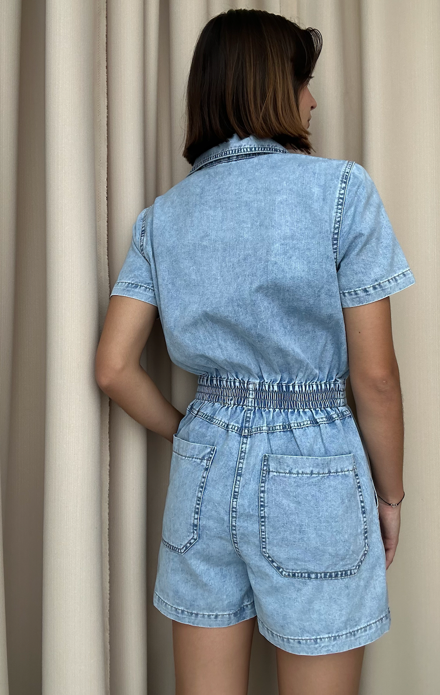 ROMPER BLUE DENIM