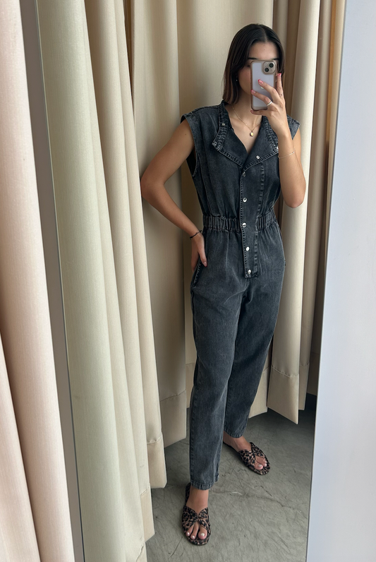 JUMPSUIT SLEVELESS BLACK