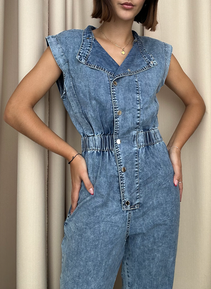 JUMPSUIT SLEVELESS DENIM
